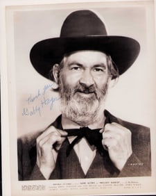Gabby Hayes rare signed photograph
