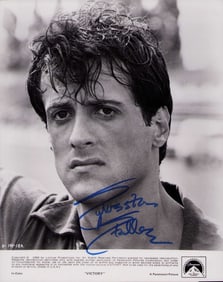 Sylvester Stallone vintage signed photograph