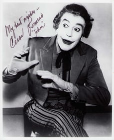 Cesar Romero the Joker signed photograph