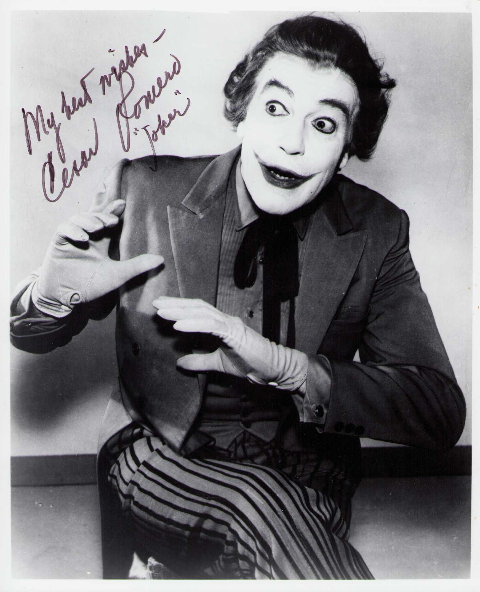 Cesar Romero the Joker signed photograph (1 of 1)