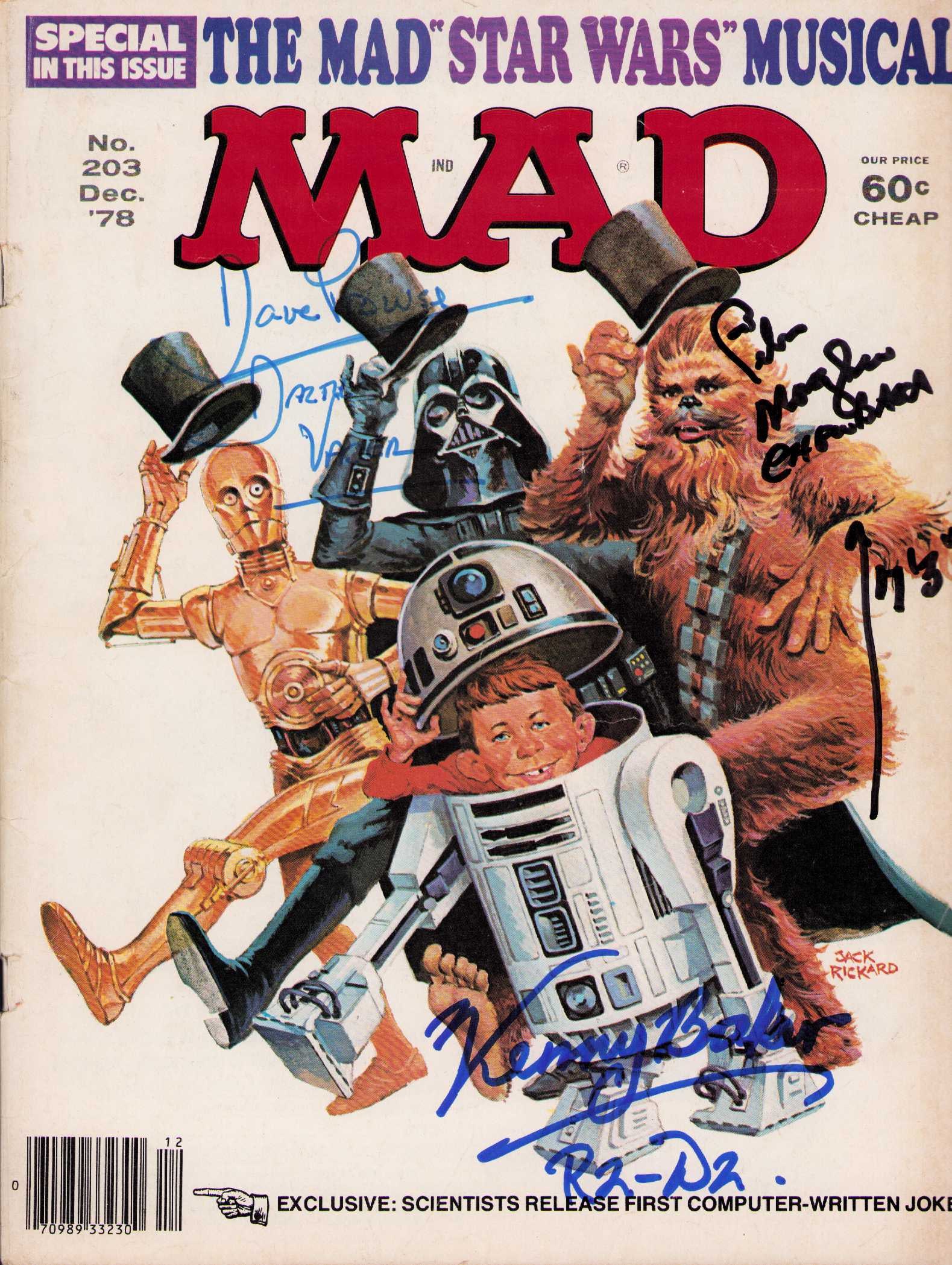 Star Wars MAD magazine cast signed (1 of 1)