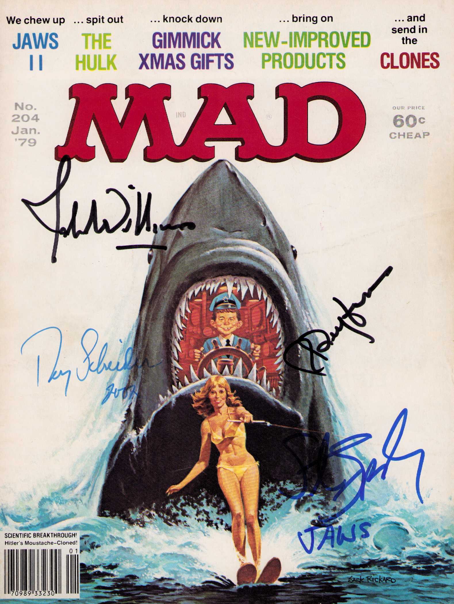 JAWS Mad magazine cast signed (1 of 1)
