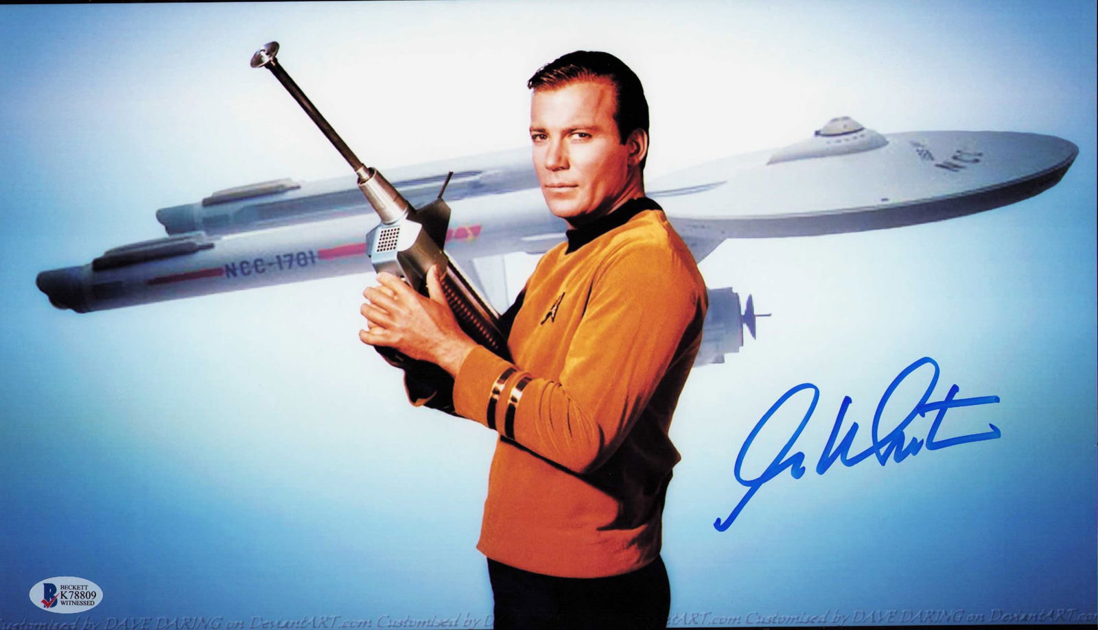 William Shatner signed Star Trek photograph Beckett (1 of 1)