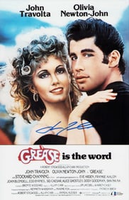 Grease signed John Travolta  11x17 photograph Beckett