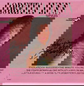 Loretta Lynn early signed LP