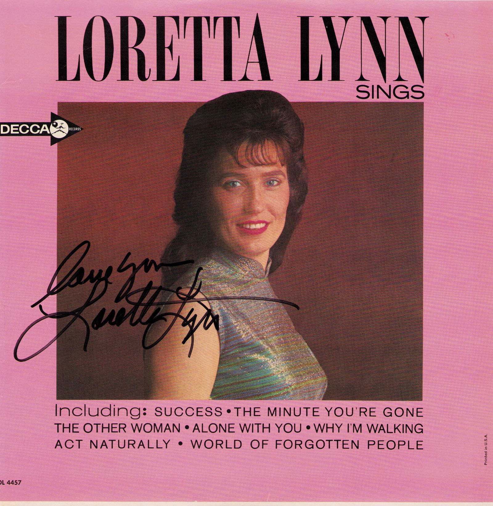 Loretta Lynn early signed LP (1 of 1)