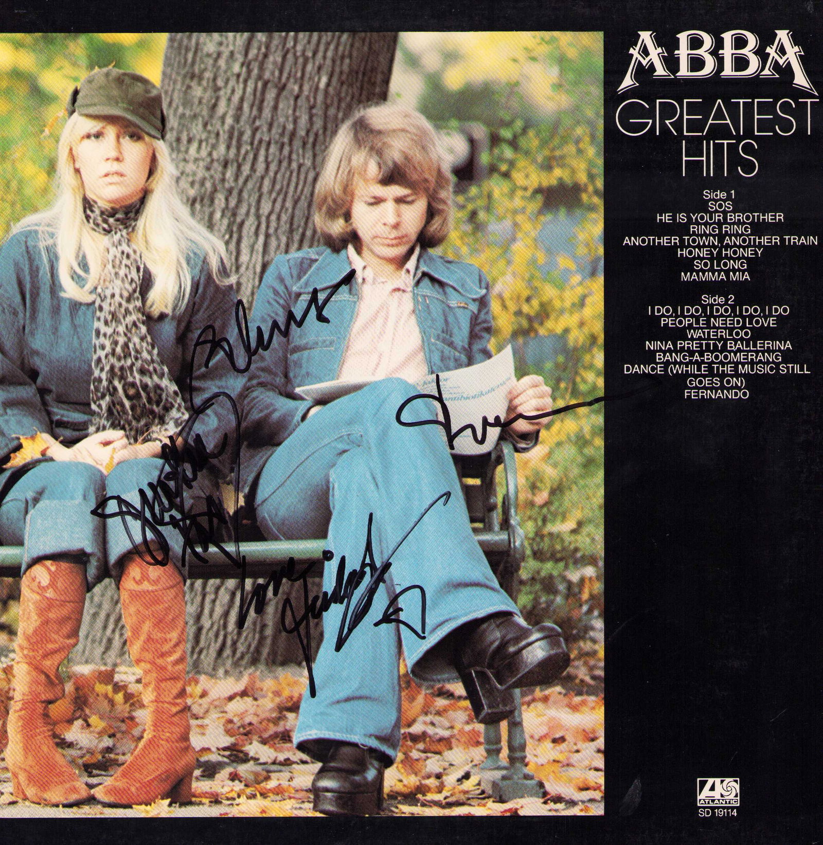 ABBA signed LP rare (1 of 1)