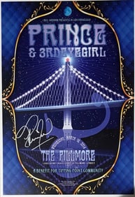 Prince rare original concert poster