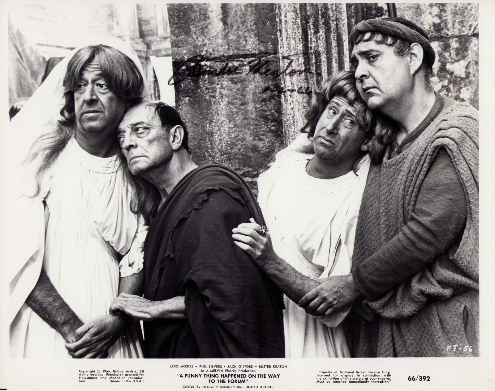 Buster Keaton signed rare photograph