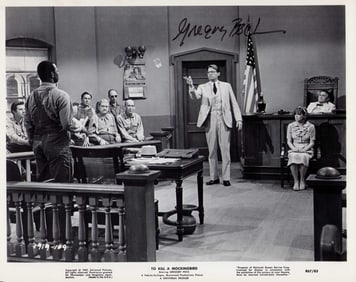 Gregory Peck signed photograph