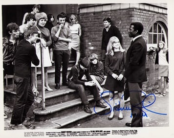 Sidney Poitier signed photograph