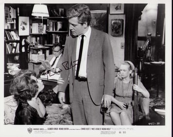 Richard Burton signed photograph