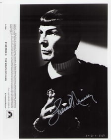 Leonard Nimoy Star Trek signed photograph