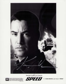 Keanu Reeves signed photograph