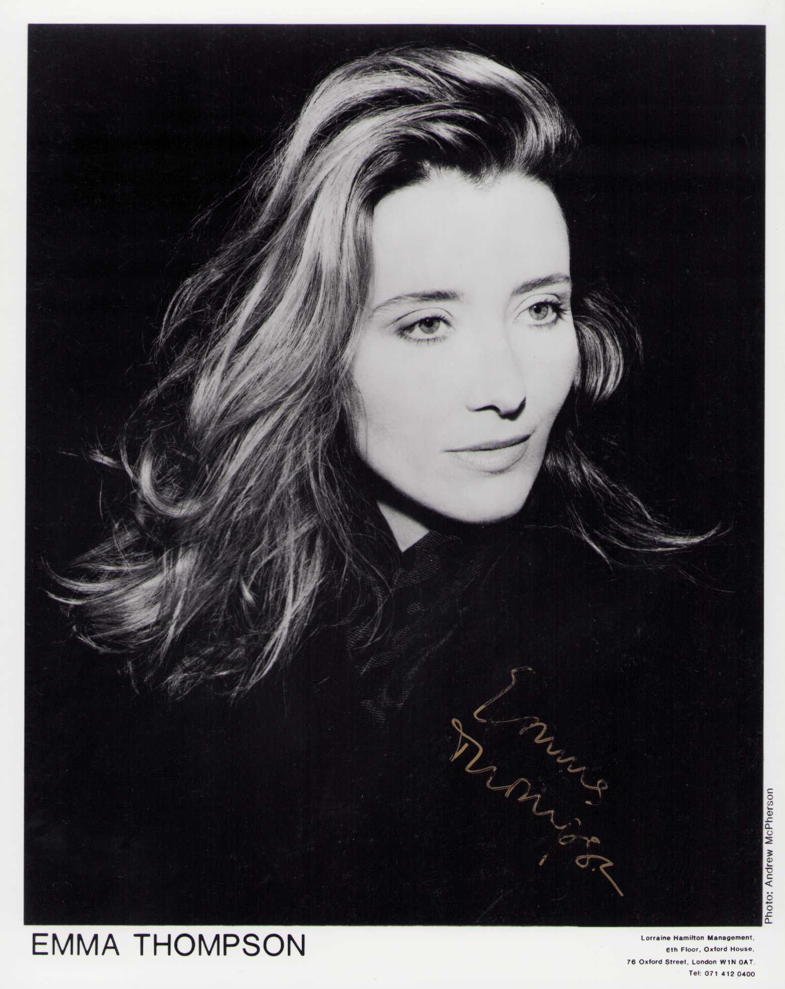 Emma Thompson signed photograph (1 of 1)