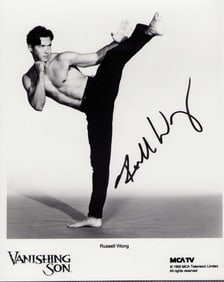 Russell Wong signed photograph