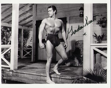 Gordon Scott signed photograph