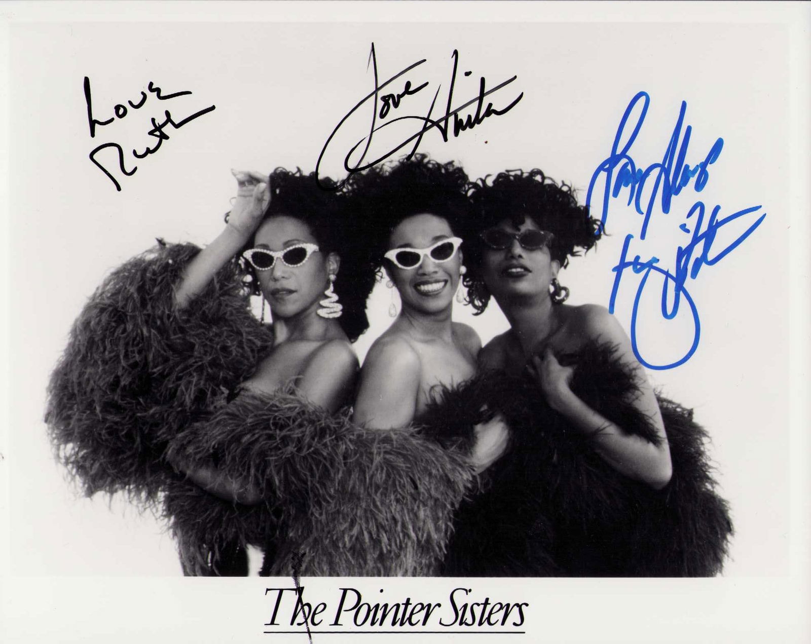 The Pointer Sisters signed photograph (1 of 1)
