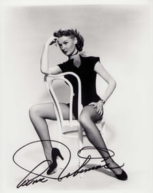 Ann Robinson signed photograph