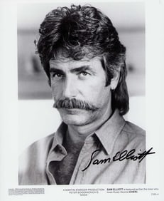 Sam Elliott signed photograph