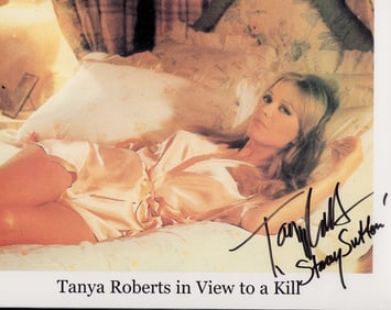 Tanya Roberts signed photograph