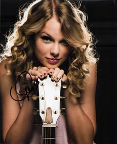 Taylor Swift signed photograph