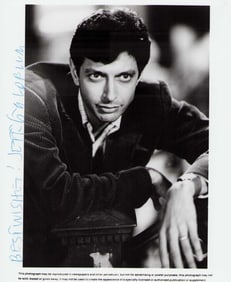 Jeff Goldblum siigned photograph