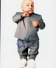Verne Troyer signed photograph