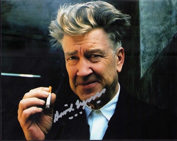 David Lynch signed photograph