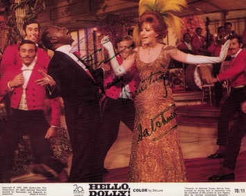 Louis Armstrong signed photograph