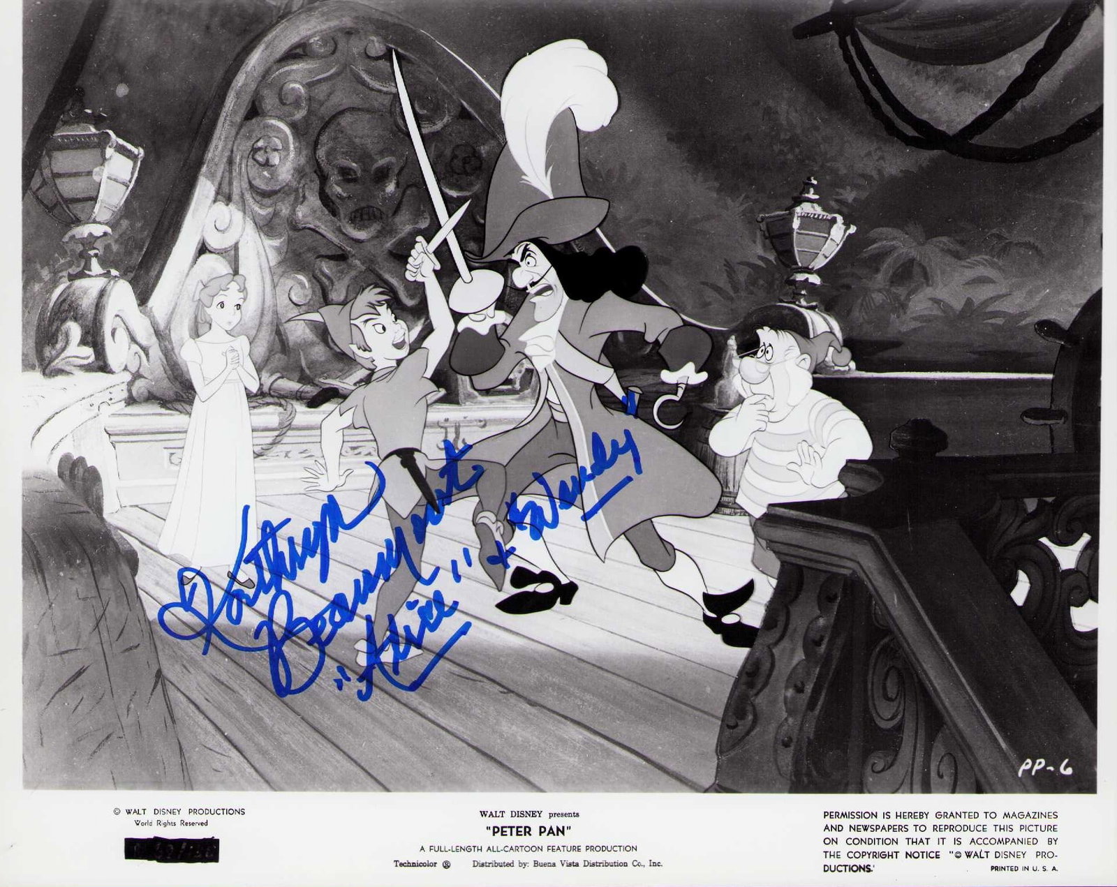 Kathryn Beaumont signed photograph (1 of 1)