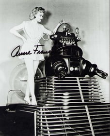 Anne Francis signed photograph