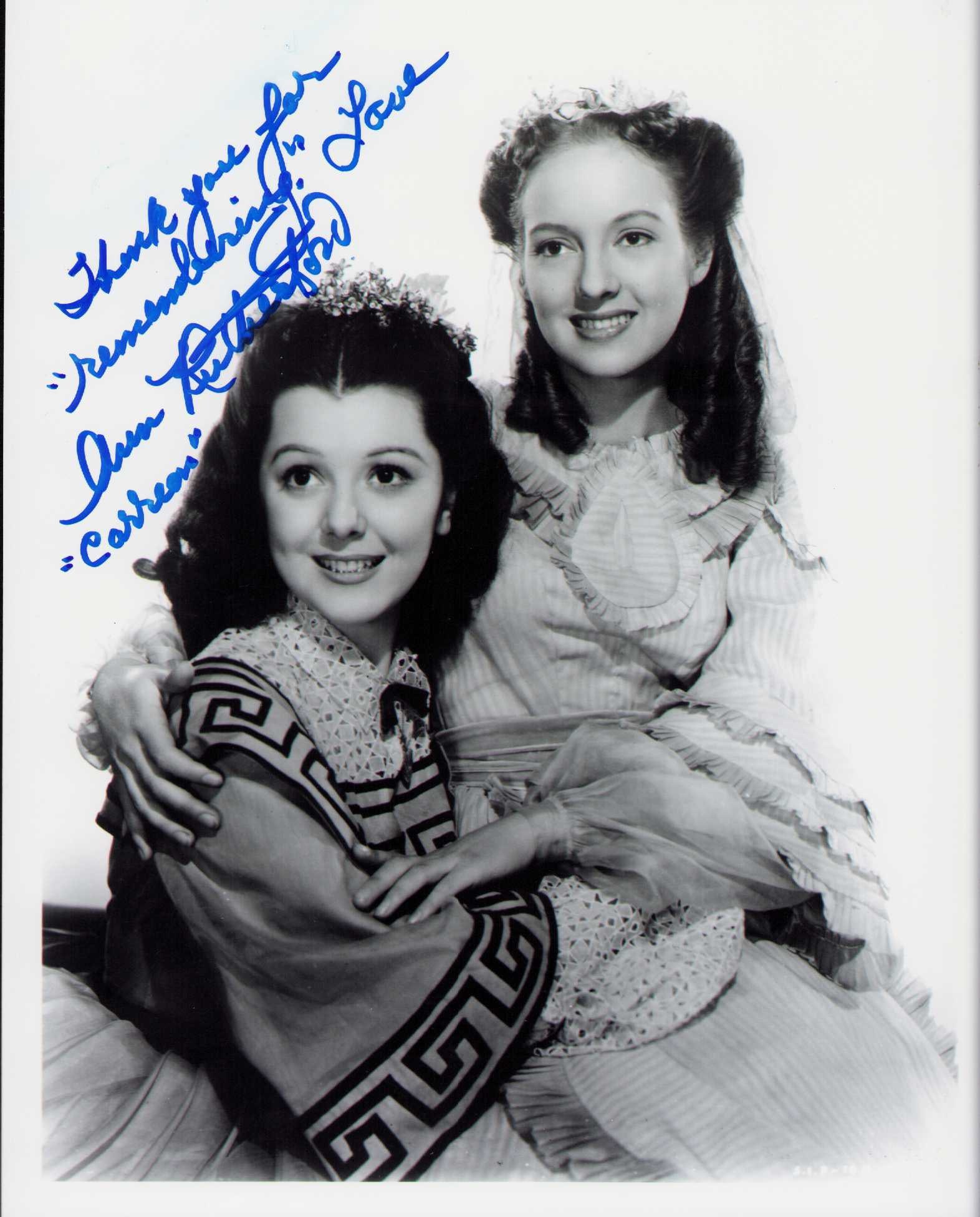 Ann Rutherford signed photograph (1 of 1)