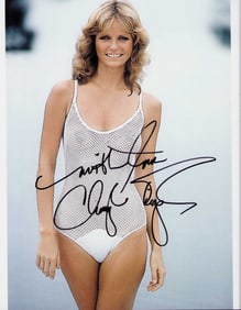 Cheryl Tiegs signed photograph