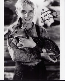 Claude Jarman signed photograph