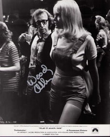 Woody Allen signed photograph