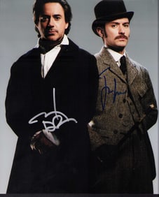Sherlock Holmes cast signed photograph