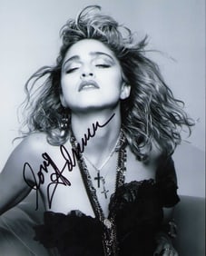 Madonna signed photograph