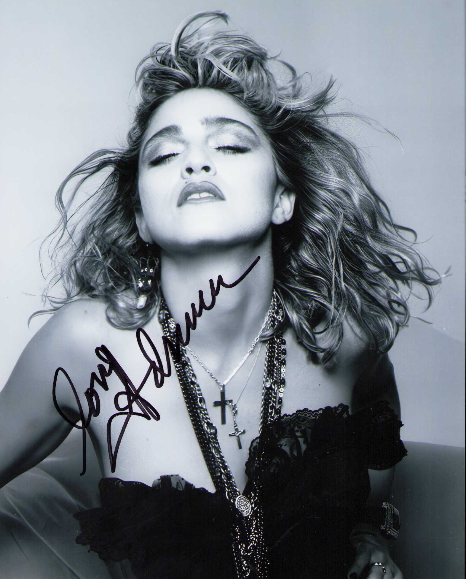 Madonna signed photograph (1 of 1)