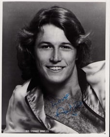 Andy Gibb signed photograph