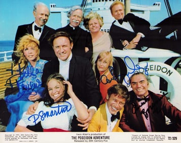 Poseidan Adventure cast signed photograph