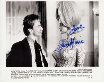 Lisa Marie signed photograph