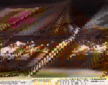 MASH the movie rare cast signed photograph