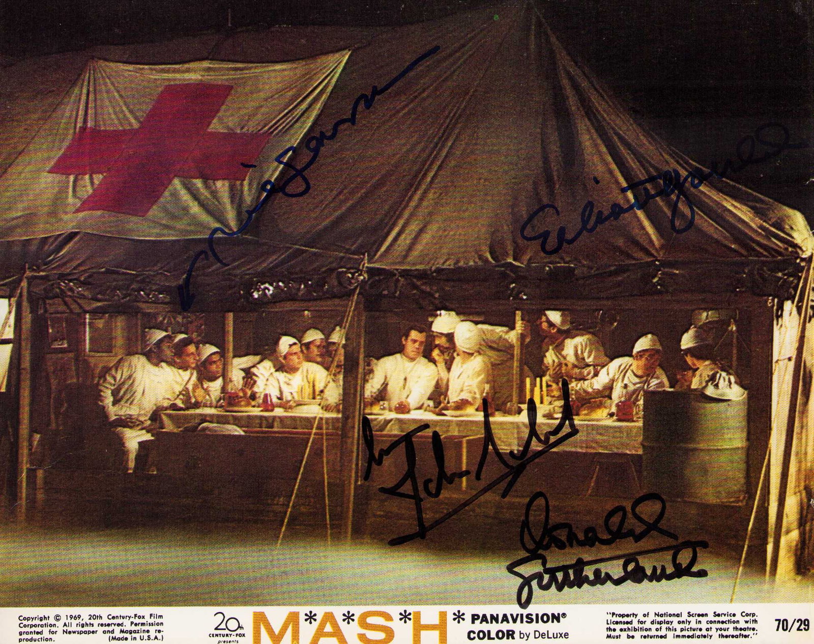 MASH the movie rare cast signed photograph (1 of 1)