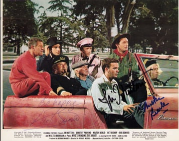 Who's Minding the Mint rare cast signed photograph