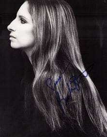 Barbra Streisand signed photograph