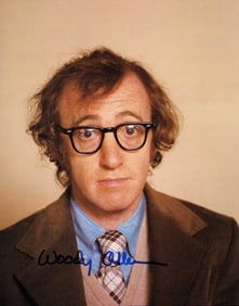 Woody Allen signed photograph B
