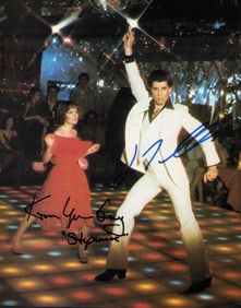 Saturday Night Fever cast signed photograph