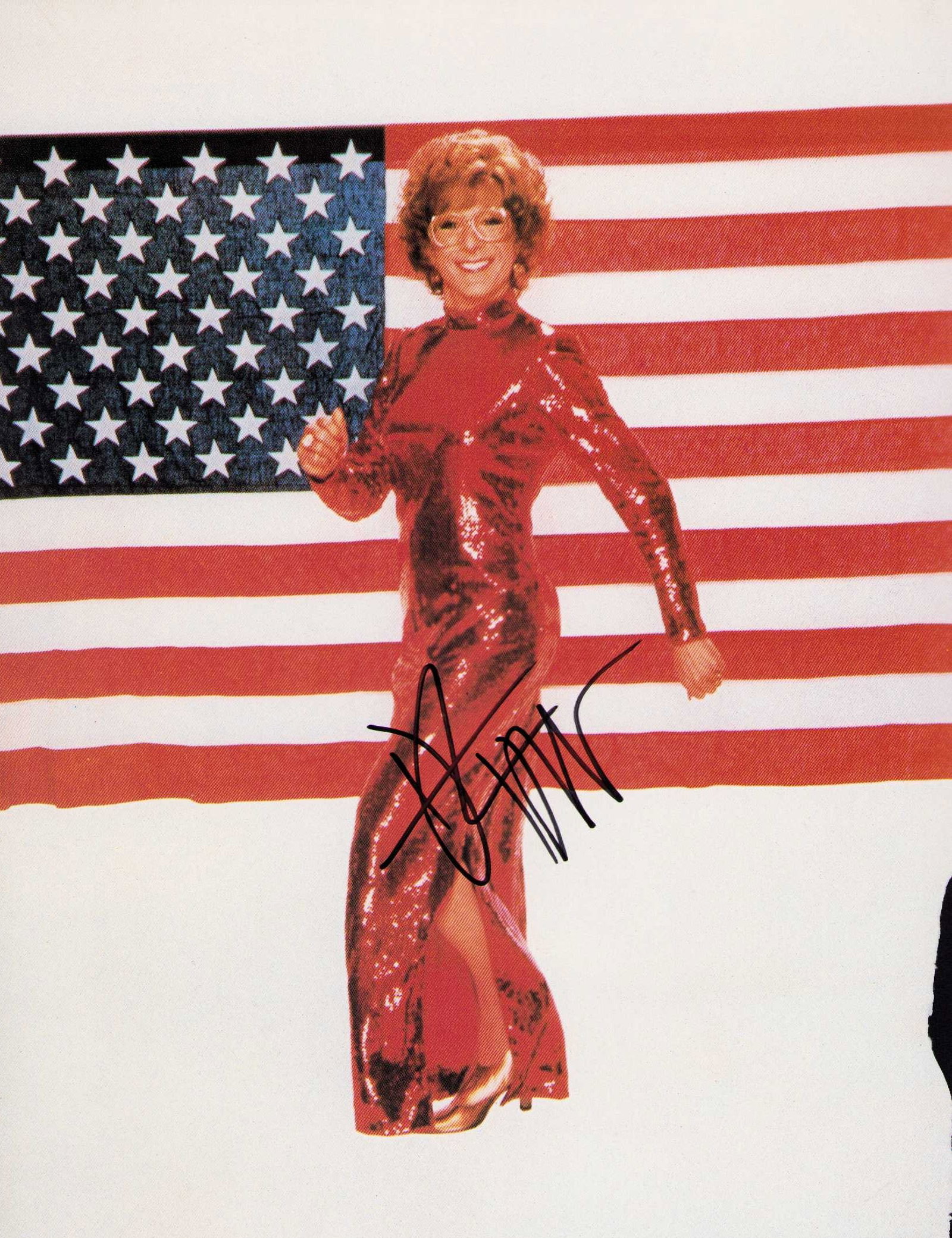 Dustin Hoffman signed photograph: Taken from a coffee table book from the film Tootsie signed nicely 9x12 Certificate of AuthenticityEVERY item in this auction comes with at minimum a fully illustrated and serial numbered COA signed b