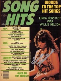 Linda Ronstadt signed Song Hits magazine